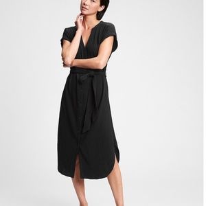 Gap Gauze Textured Midi Dress